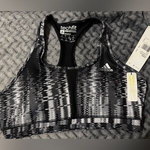 Adidas Women's Monochrome Techfit Sports Bra
